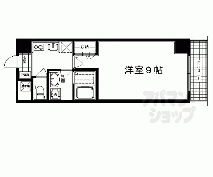 【タワード四条】間取
