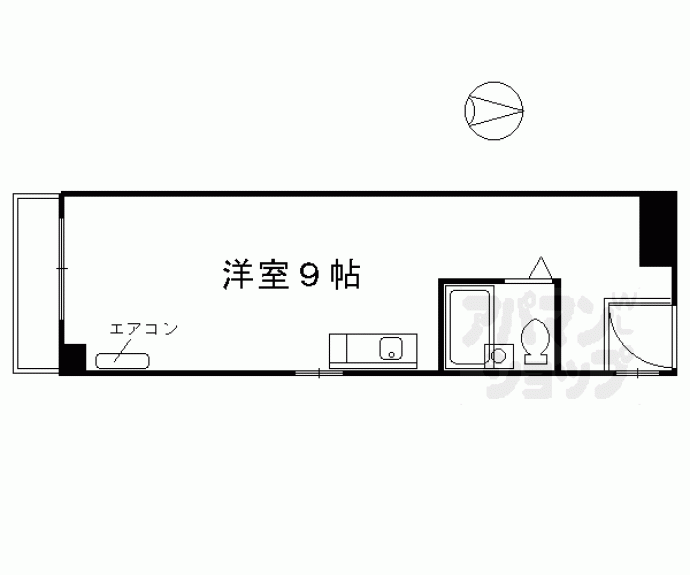 【まるさんかくしかくビル】間取