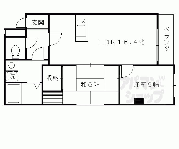 【エルバーニョくろもん】間取