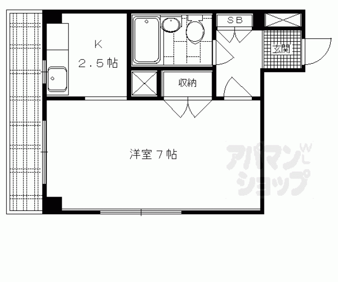【サンフラワー御幸町】間取