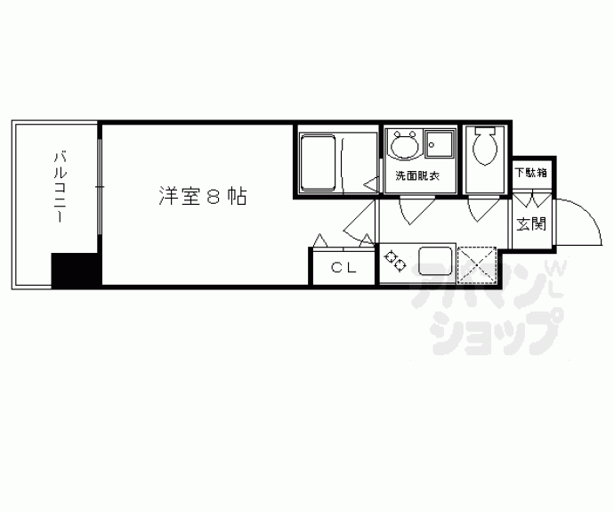 【アスヴェル京都四条】間取