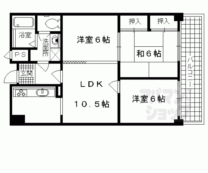 【ＭＵＲＯＭＡＣＨＩ　ＰＬＡＣＥ】間取