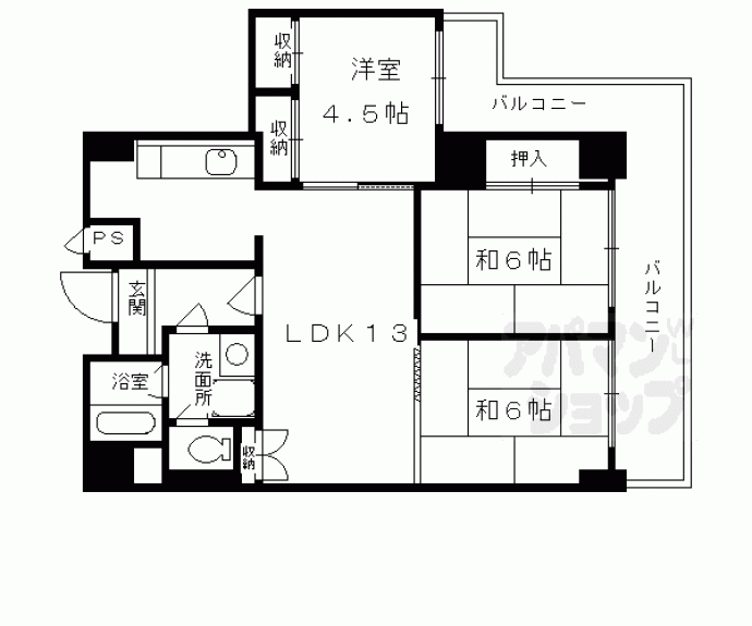 【MUROMACHI PLACE】間取