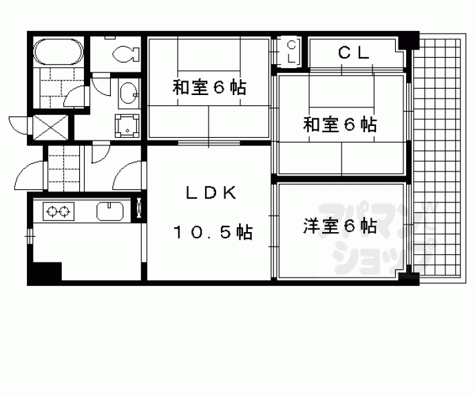 【MUROMACHI PLACE】間取