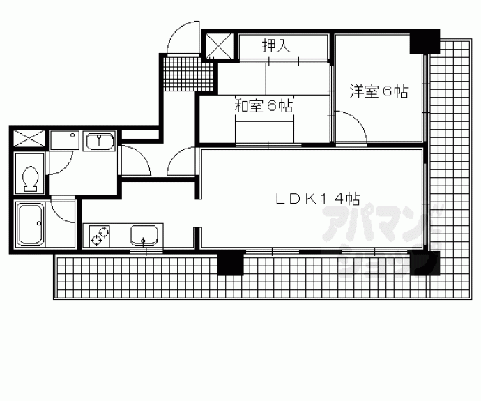 【ＭＵＲＯＭＡＣＨＩ　ＰＬＡＣＥ】間取