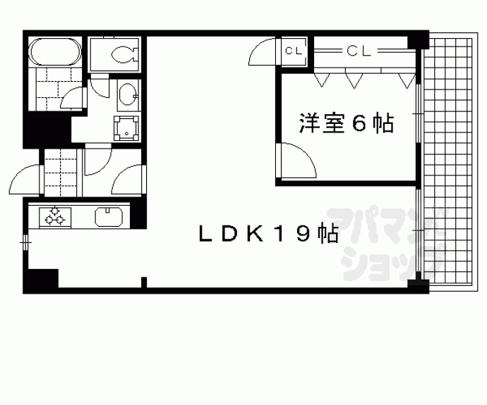 【ＭＵＲＯＭＡＣＨＩ　ＰＬＡＣＥ】間取