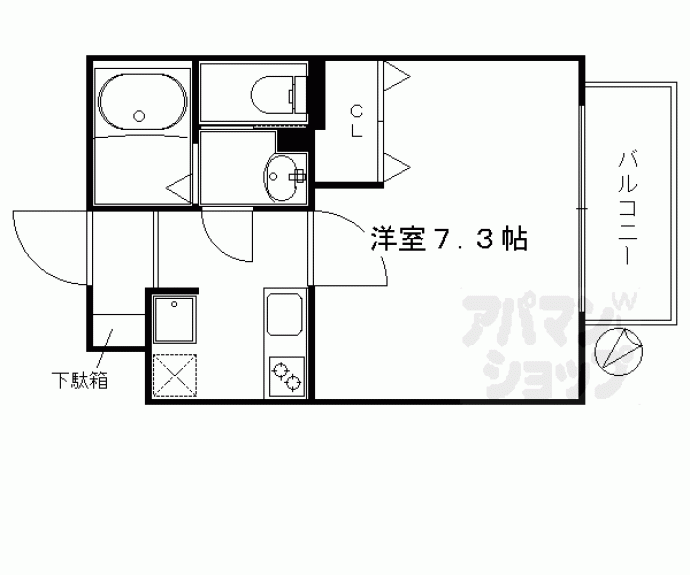 【ベラジオ京都高台寺】間取