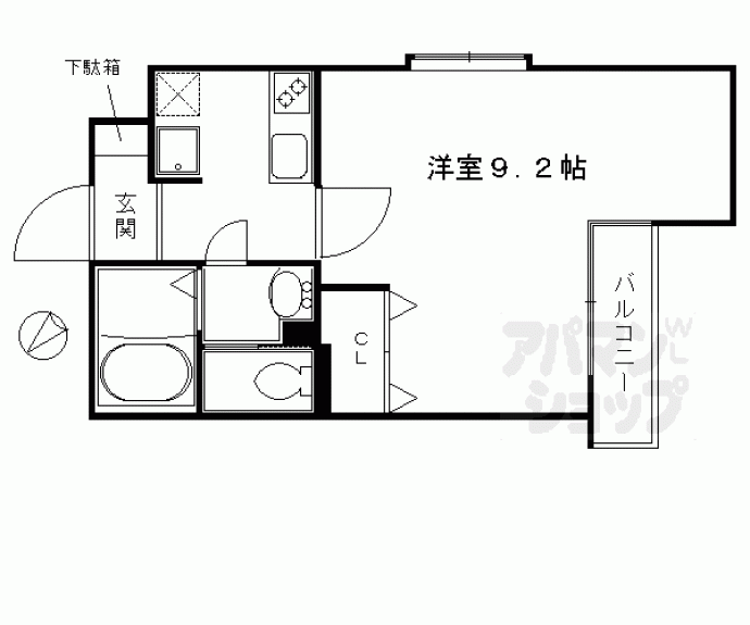 【ベラジオ京都高台寺】間取