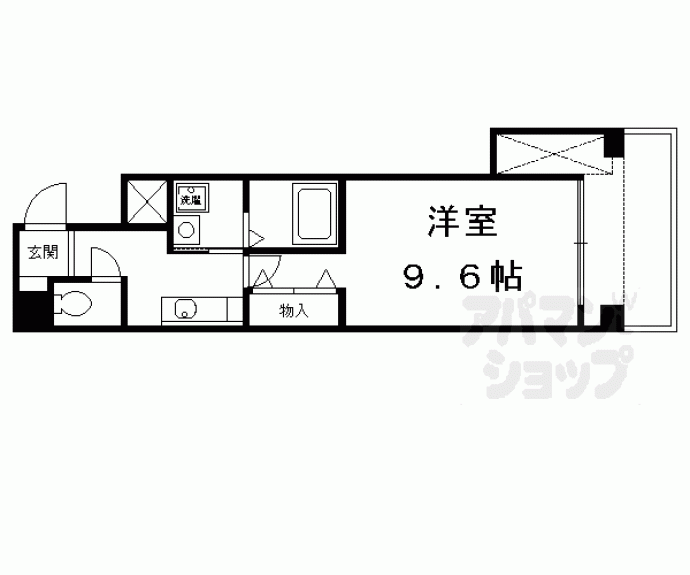 【ビレイユ真英富小路高辻】間取