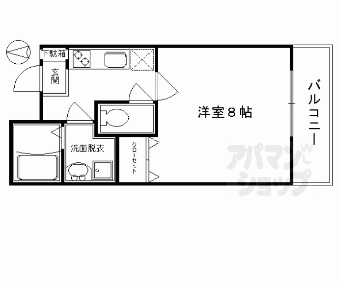 【ラトゥール綾小路】間取