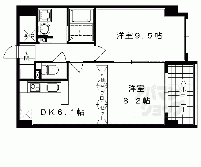 【ジュネス木駒】間取