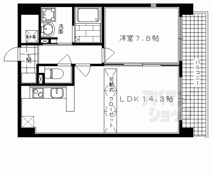 【ジュネス木駒】間取