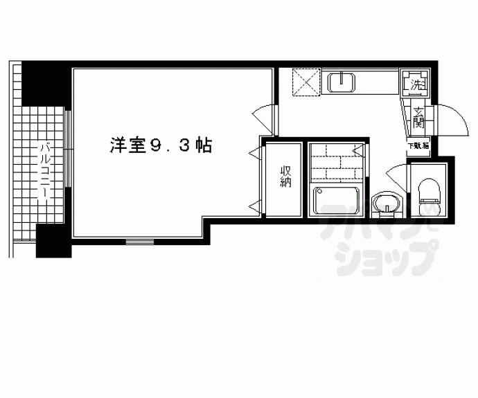 【ハウスセゾン御所南】間取