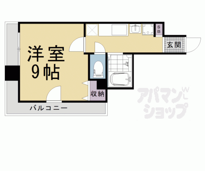 【ハウスセゾン御所南】間取