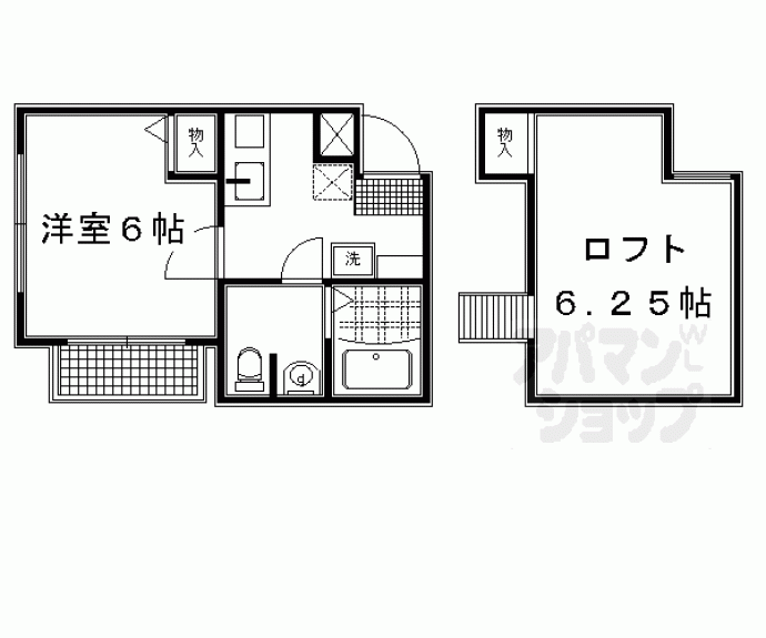【ロフティ同志社北】間取