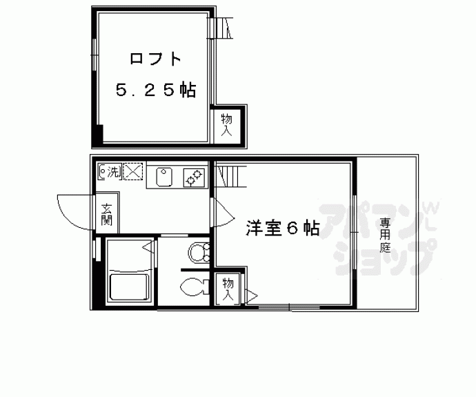 【ロフティ同志社北】間取
