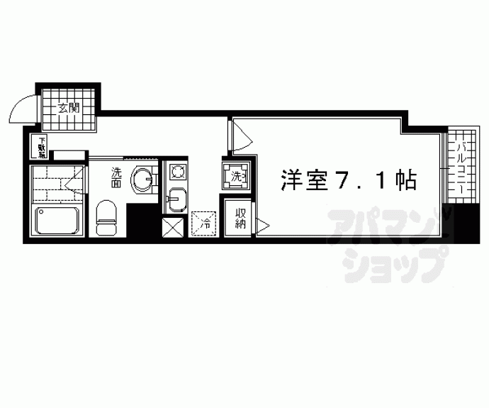 【HF河原町二条レジデンス】間取