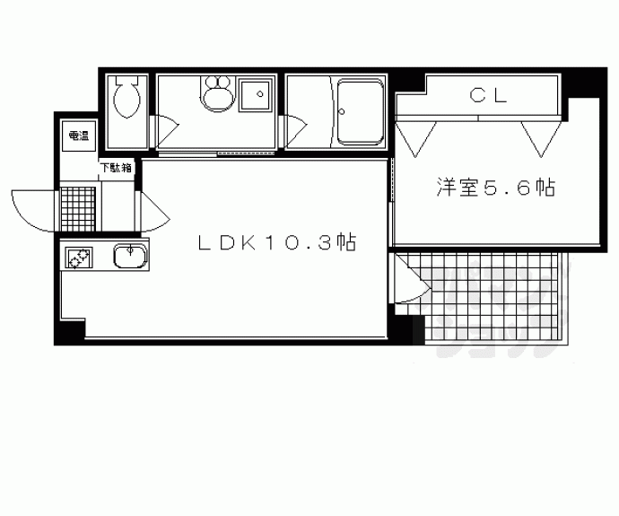 【フロレゾン御池】間取