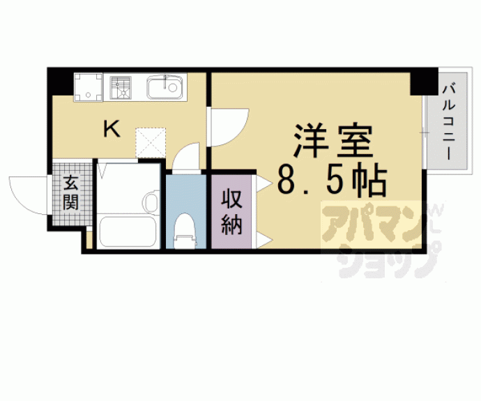 【CITY SPIRE烏丸御池】間取