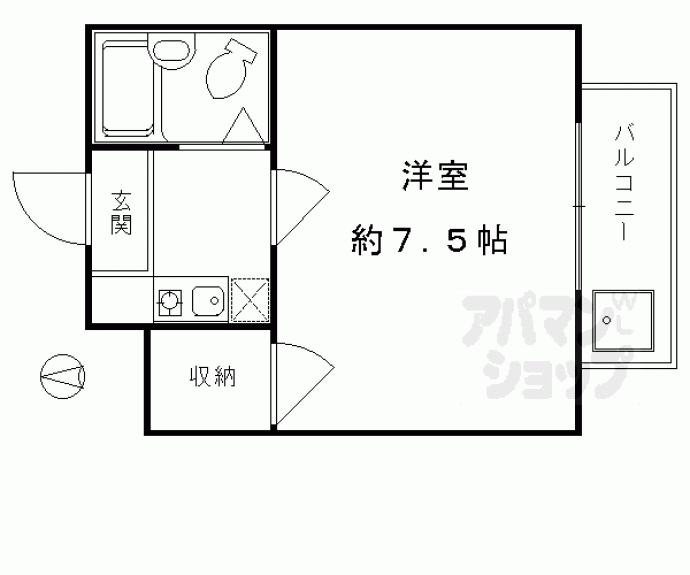 【クロール二条】間取