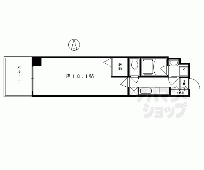 【プラネシア星の子三条油小路】間取