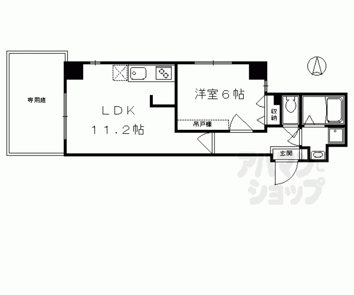 【ラ・ファヴール二条城東】間取