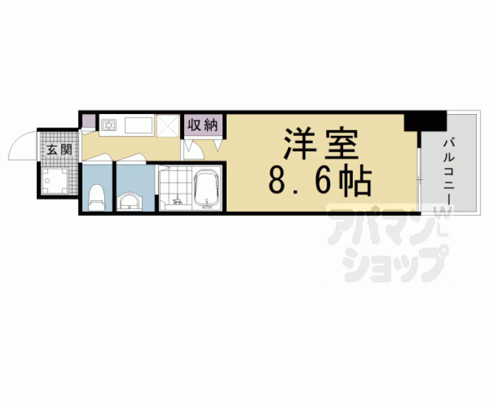 【グラート堀川】間取
