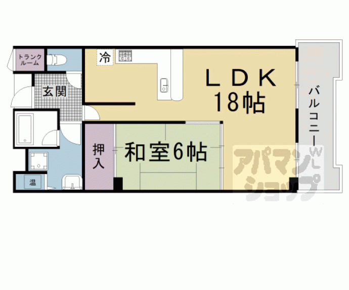 【御所前スカイマンション】間取
