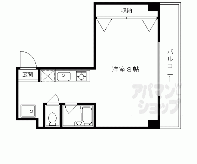 【グランタック四条大宮】間取