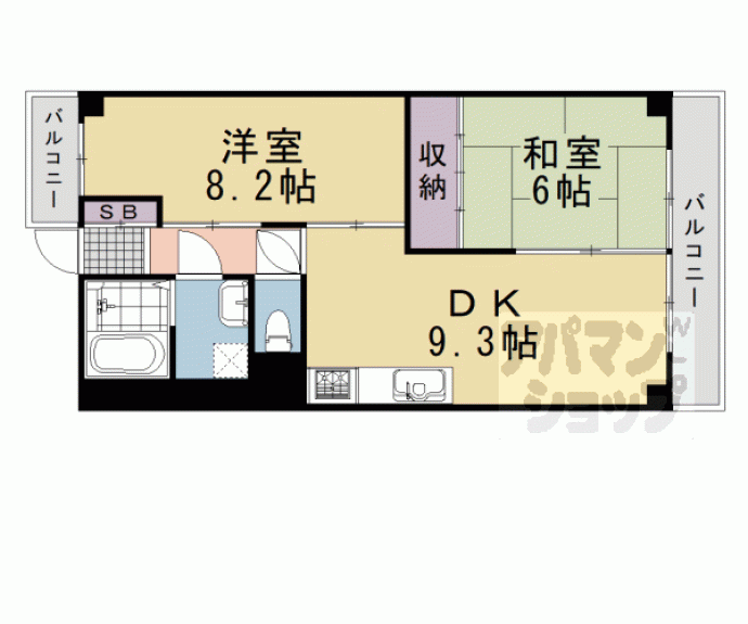 【メゾンフォンティーヌ】間取