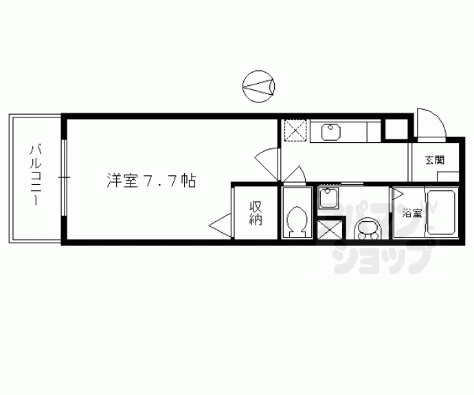 【ノーブルコート万寿寺】間取