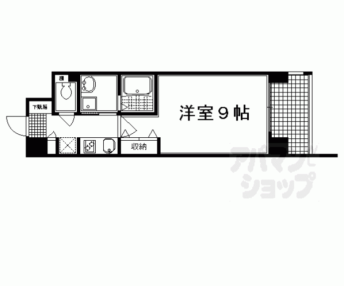 【エイペックス京都御所西】間取