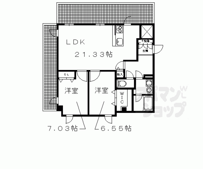【メディナ烏丸御池】間取
