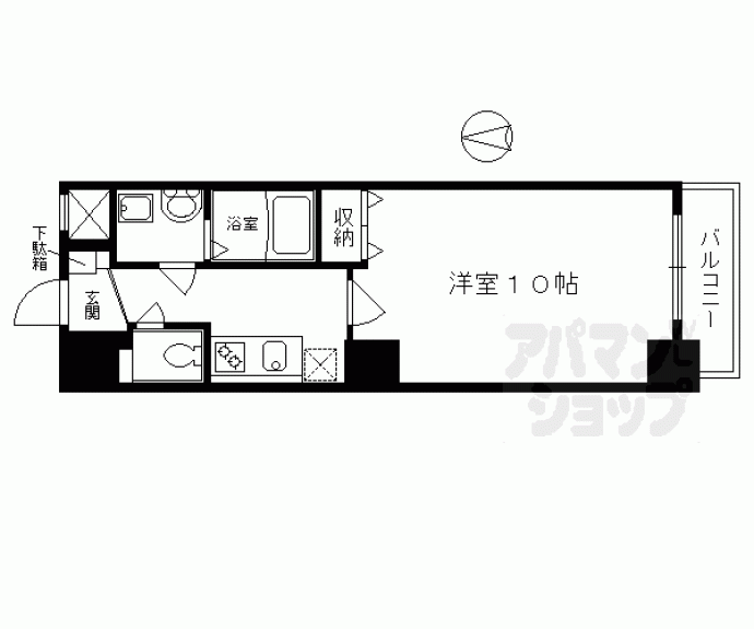 【VILLA MARY 五条】間取