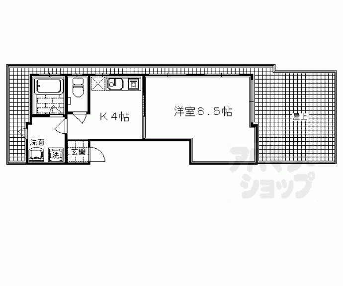 【PRIME COUTO 二条城南】間取