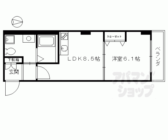 【プリモフィオーレ室町】間取