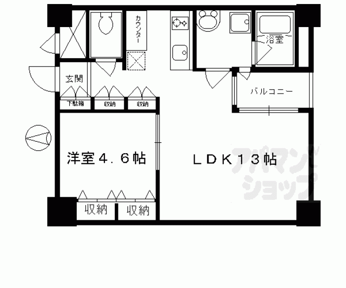 【ＩＭＰＡＣＴ　ＩＫＵ】間取