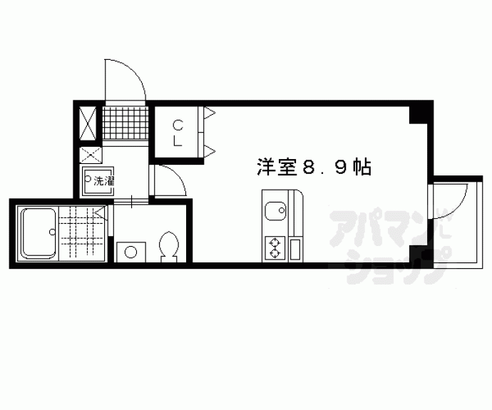 【ベストレジデンス二条城】間取