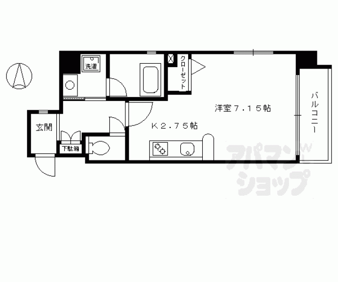【ベラジオ京都神泉苑】間取