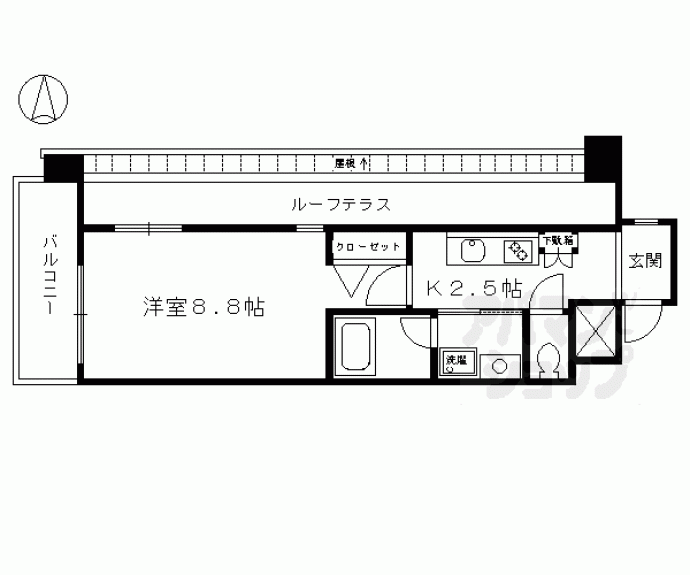 【ベラジオ京都神泉苑】間取