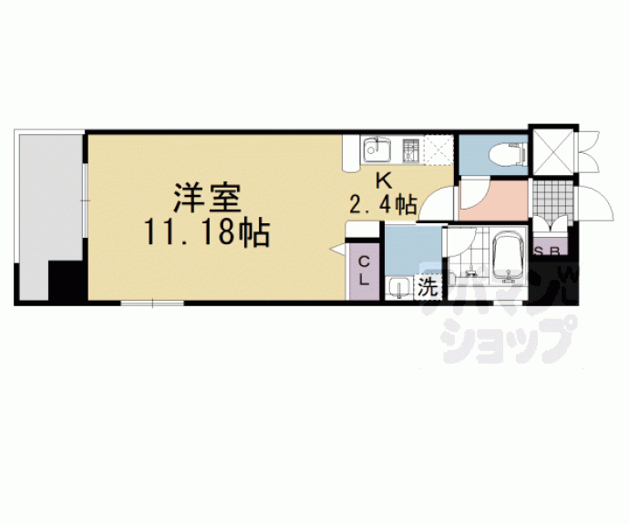 【ベラジオ京都神泉苑】間取