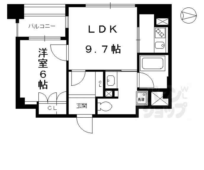 【リーガル京都烏丸通り】間取