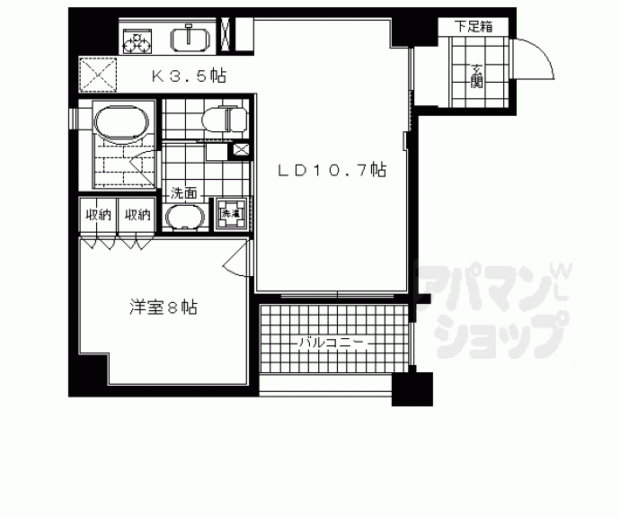 【リーガル京都二条城東】間取