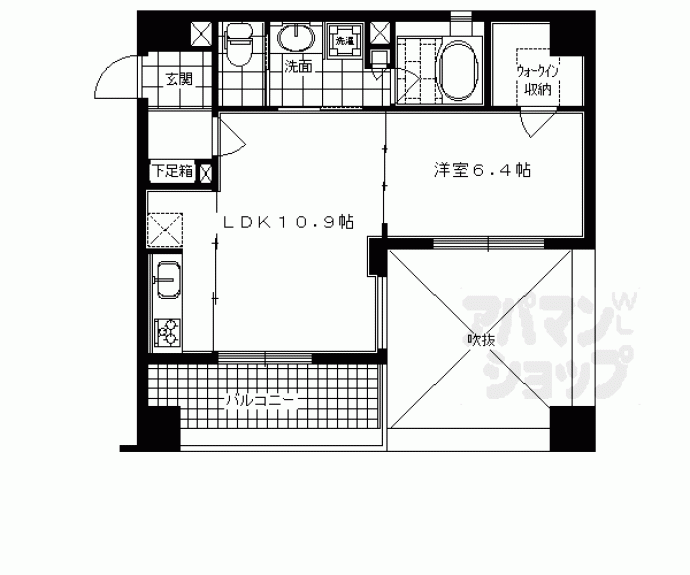 【リーガル京都二条城東】間取