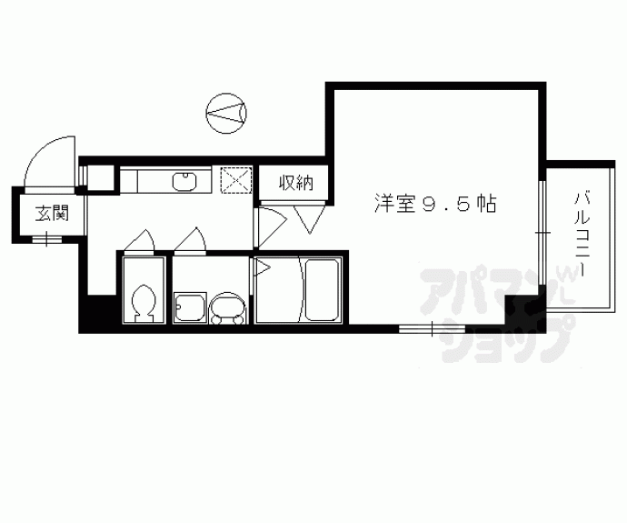 【ビレイユ眞英烏丸五条】間取