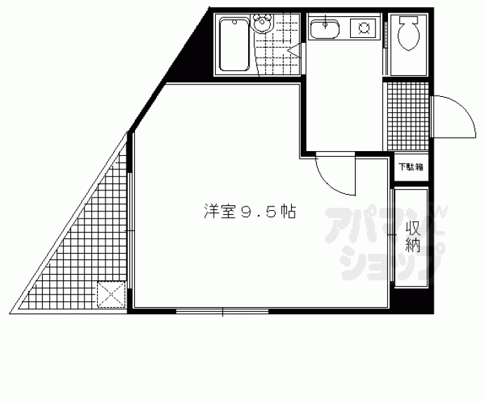 【ベレーザ丸太町】間取