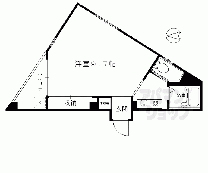 【ベレーザ丸太町】間取