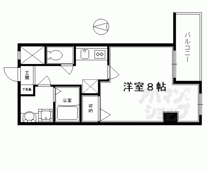 【ｅ．ｚｅ．御所南Ⅱ】間取