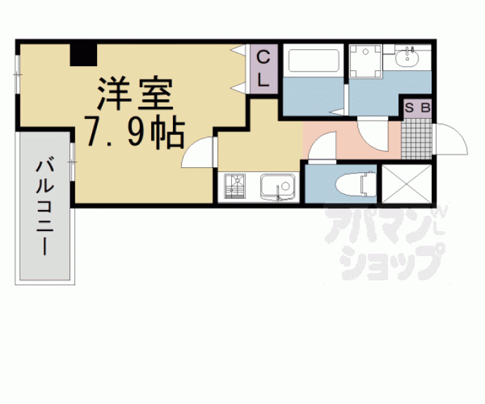 【e.ze.御所南Ⅱ】間取