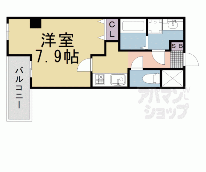【e.ze.御所南Ⅱ】間取